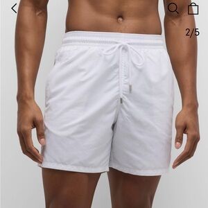 Vilebrequin Men’s White Swim Trunks